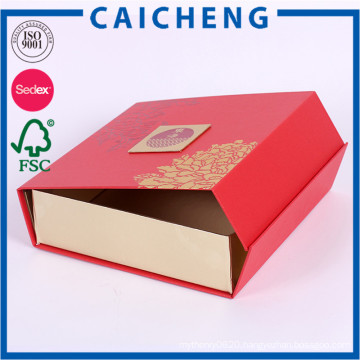 Custom cardboard folding paper package gift box